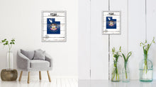 Load image into Gallery viewer, Utah Flag Gifts Home Decor Wall Art Canvas Print with Custom Picture Frame