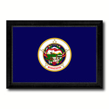 Load image into Gallery viewer, Mississippi State Flag Canvas Print with Custom Black Picture Frame Home Decor Wall Art Decoration Gifts