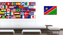 Load image into Gallery viewer, Namibia Country National Flag Vintage Canvas Print with Picture Frame Home Decor Wall Art Collection Gift Ideas