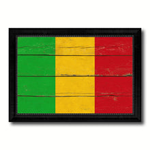 Load image into Gallery viewer, Mali Country Flag Vintage Canvas Print with Black Picture Frame Home Decor Gifts Wall Art Decoration Artwork