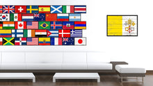 Load image into Gallery viewer, Vatican City Country National Flag Vintage Canvas Print with Picture Frame Home Decor Wall Art Collection Gift Ideas