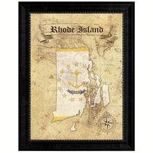Load image into Gallery viewer, Rhode Island State Vintage Map Gifts Home Decor Wall Art Office Decoration