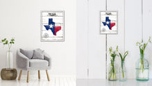 Load image into Gallery viewer, Texas Flag Gifts Home Decor Wall Art Canvas Print with Custom Picture Frame