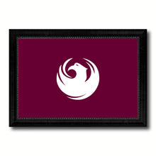 Load image into Gallery viewer, Phoenix City Arizona State Flag Canvas Print Black Picture Frame