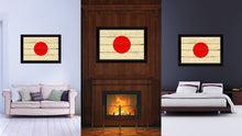 Load image into Gallery viewer, Japan Country Flag Vintage Canvas Print with Black Picture Frame Home Decor Gifts Wall Art Decoration Artwork