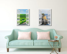 Load image into Gallery viewer, Wine Vineyards Napa Valley California Picture French Window Canvas Print with Frame Gifts Home Decor Wall Art Collection