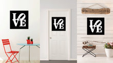 Load image into Gallery viewer, Love Statue Sign Canvas Print Picture Frame Gifts Home Decor Wall Art Decoration