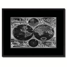 Load image into Gallery viewer, Frederick Ee Wit Vintage Monochrome Map Canvas Print, Gifts Picture Frames Home Decor Wall Art