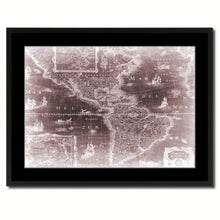 Load image into Gallery viewer, America Vintage Vivid Sepia Map Canvas Print, Picture Frames Home Decor Wall Art Decoration Gifts