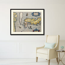 Load image into Gallery viewer, Japan Vintage Antique Map Wall Art Home Decor Gift Ideas Canvas Print Custom Picture Frame