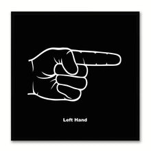 Load image into Gallery viewer, Left Hand Social Media Icon Canvas Print Picture Frame Wall Art Home Decor