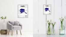 Load image into Gallery viewer, Alaska Flag Gifts Home Decor Wall Art Canvas Print with Custom Picture Frame
