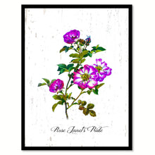 Load image into Gallery viewer, Purple Rose Flower Canvas Print with Picture Frame Floral Home Decor Wall Art Living Room Decoration Gifts