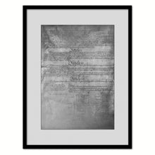 Load image into Gallery viewer, Constitution We The People Canvas Print Home Decor Wall Art, Black Framed