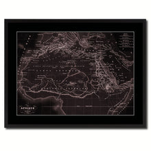 Load image into Gallery viewer, Ancient Africa Vintage Vivid Sepia Map Canvas Print, Picture Frames Home Decor Wall Art Decoration Gifts