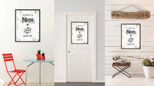 Load image into Gallery viewer, Today's menu just eat it Quote Saying Canvas Print with Picture Frame Home Decor Wall Art, White