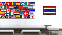Load image into Gallery viewer, Thailand Country National Flag Vintage Canvas Print with Picture Frame Home Decor Wall Art Collection Gift Ideas
