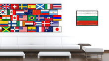 Load image into Gallery viewer, Bulgaria Country National Flag Vintage Canvas Print with Picture Frame Home Decor Wall Art Collection Gift Ideas