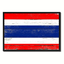 Load image into Gallery viewer, Thailand Country National Flag Vintage Canvas Print with Picture Frame Home Decor Wall Art Collection Gift Ideas
