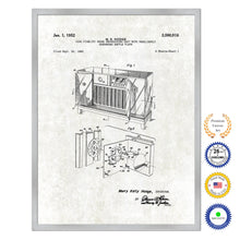 Load image into Gallery viewer, 1952 High fidelity sound reproducing unit with resiliently suspended baffle plate Old Patent Art Print on Canvas Custom Framed Vintage Home Decor Wall Decoration Great for Gifts