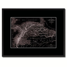 Load image into Gallery viewer, Columbia Venezuela Guianna Vintage Vivid Sepia Map Canvas Print, Picture Frames Home Decor Wall Art Decoration Gifts
