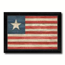 Load image into Gallery viewer, Historical State City Florida Secession State Texture Flag Canvas Print Black Picture Frame