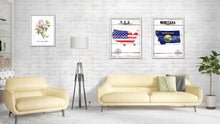 Load image into Gallery viewer, Montana Flag Gifts Home Decor Wall Art Canvas Print with Custom Picture Frame