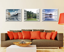 Load image into Gallery viewer, Masters Hole Augusta Picture French Window Framed Canvas Print Home Decor Wall Art Collection