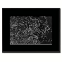 Load image into Gallery viewer, Europe Asia Vintage Monochrome Map Canvas Print, Gifts Picture Frames Home Decor Wall Art