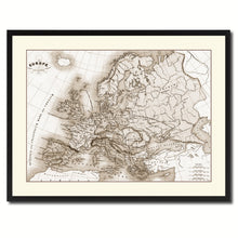 Load image into Gallery viewer, Ancient Europe Vintage Sepia Map Canvas Print, Picture Frame Gifts Home Decor Wall Art Decoration