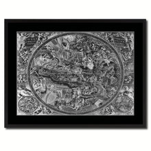 Load image into Gallery viewer, Christian Celestial Hemisphere Vintage Monochrome Map Canvas Print, Gifts Picture Frames Home Decor Wall Art