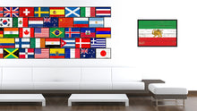 Load image into Gallery viewer, Old Iran Country National Flag Vintage Canvas Print with Picture Frame Home Decor Wall Art Collection Gift Ideas