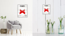 Load image into Gallery viewer, Alabama Flag Gifts Home Decor Wall Art Canvas Print with Custom Picture Frame