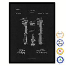 Load image into Gallery viewer, 1887 Wrench Old Patent Art Print on Canvas Custom Framed Vintage Home Decor Wall Decoration Great for Gifts