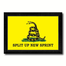 Load image into Gallery viewer, Split Up New Sprint Military Flag Canvas Print Black Picture Frame Gifts Home Decor Wall Art