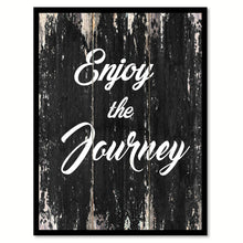 Load image into Gallery viewer, Enjoy the journey Motivational Quote Saying Canvas Print with Picture Frame Home Decor Wall Art