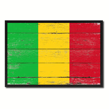 Load image into Gallery viewer, Mali Country National Flag Vintage Canvas Print with Picture Frame Home Decor Wall Art Collection Gift Ideas