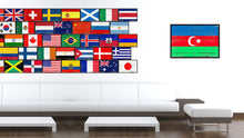 Load image into Gallery viewer, Azerbaijan Country National Flag Vintage Canvas Print with Picture Frame Home Decor Wall Art Collection Gift Ideas