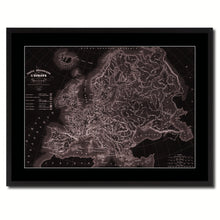 Load image into Gallery viewer, Europe Geological Vintage Vivid Sepia Map Canvas Print, Picture Frames Home Decor Wall Art Decoration Gifts
