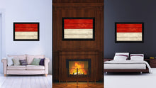 Load image into Gallery viewer, Indonesia Country Flag Texture Canvas Print with Black Picture Frame Home Decor Wall Art Decoration Collection Gift Ideas