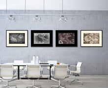 Load image into Gallery viewer, America Vintage B&W Map Canvas Print, Picture Frame Home Decor Wall Art Gift Ideas