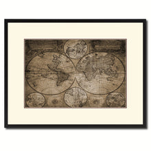 Load image into Gallery viewer, Johann Baptist Homann Vintage Sepia Map Canvas Print, Picture Frame Gifts Home Decor Wall Art Decoration