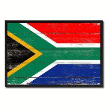 Load image into Gallery viewer, South Africa Country National Flag Vintage Canvas Print with Picture Frame Home Decor Wall Art Collection Gift Ideas