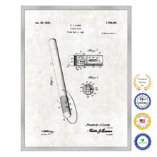 Load image into Gallery viewer, 1929 Police Club Old Patent Art Print on Canvas Custom Framed Vintage Home Decor Wall Decoration Great for Gifts