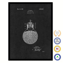 Load image into Gallery viewer, 1955 Photo Flash Bulb Vintage Patent Artwork Black Framed Canvas Home Office Decor Great Gift for Photographer