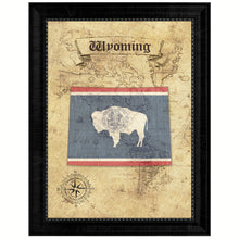 Load image into Gallery viewer, Wyoming State Vintage Map Gifts Home Decor Wall Art Office Decoration