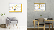 Load image into Gallery viewer, Rhode Island State Flag Shabby Chic Gifts Home Decor Wall Art Canvas Print, White Wash Wood Frame