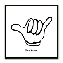 Load image into Gallery viewer, Hangloose Social Media Icon Canvas Print Picture Frame Wall Art Home Decor