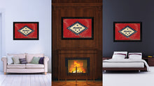 Load image into Gallery viewer, Arkansas State Vintage Flag Canvas Print with Black Picture Frame Home Decor Man Cave Wall Art Collectible Decoration Artwork Gifts