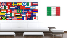 Load image into Gallery viewer, Italy Country National Flag Vintage Canvas Print with Picture Frame Home Decor Wall Art Collection Gift Ideas